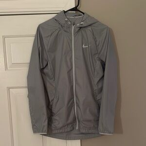 Nike Men's Gray Hooded Jacket